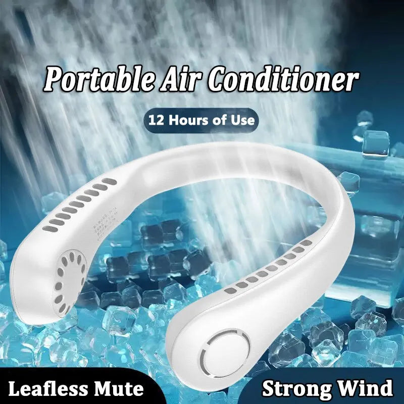 bladeless Neck Fan for Indoor&Outdoor Use
