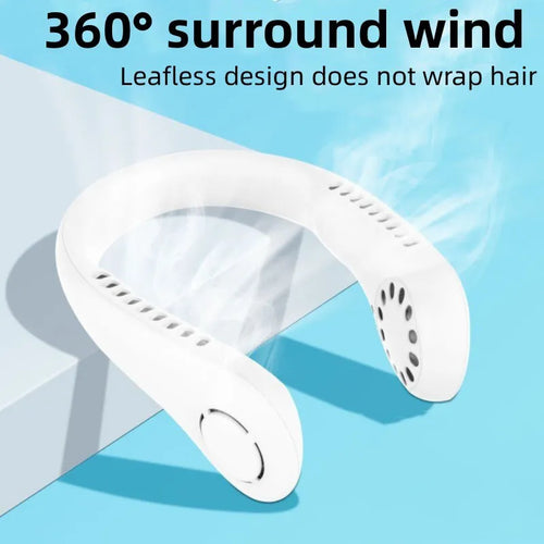 bladeless Neck Fan for Indoor&Outdoor Use