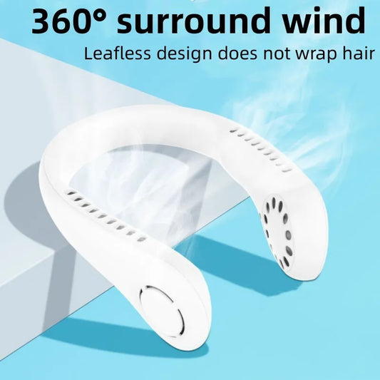 bladeless Neck Fan for Indoor&Outdoor Use