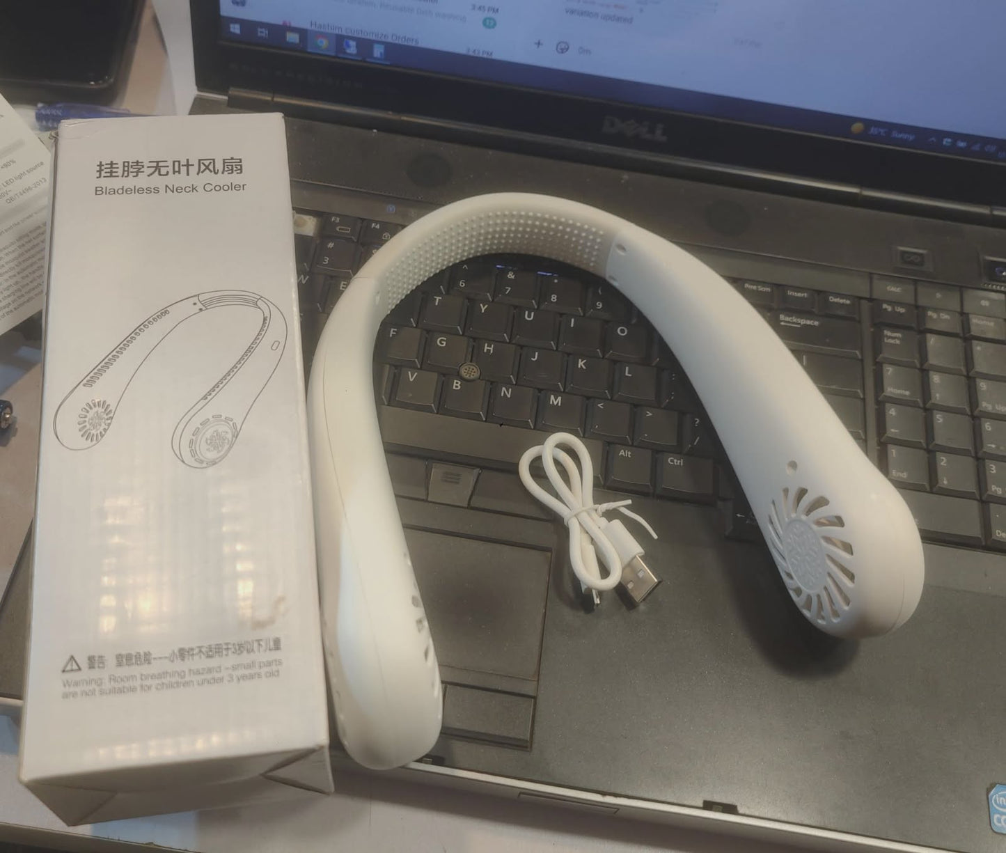 bladeless Neck Fan for Indoor&Outdoor Use